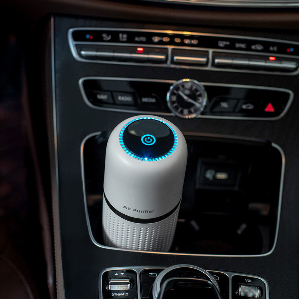 USB Charging Touch Car Air Purifier Desktop Mini PM25 Air Purifier